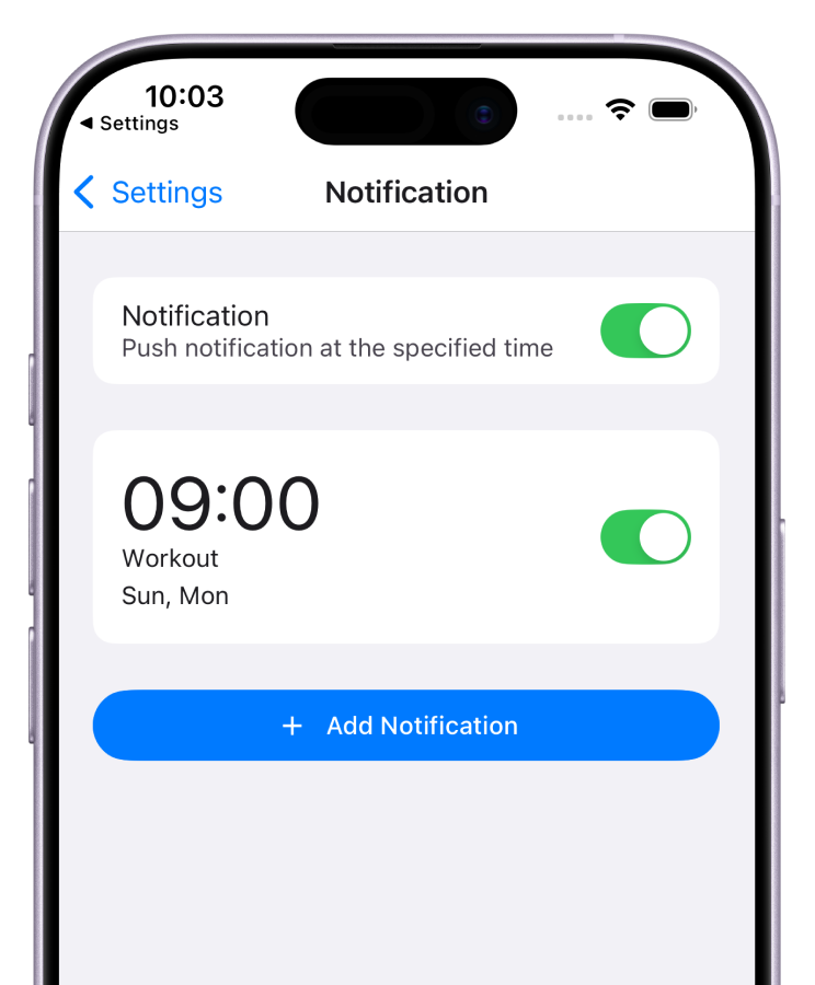 Flexible Notifications